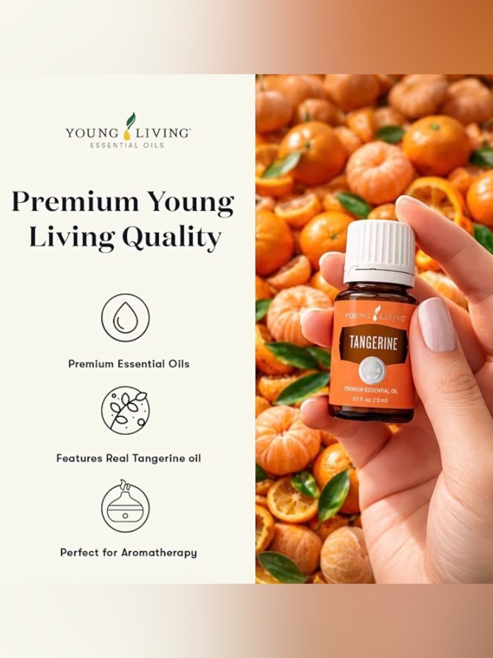Young Living Tangerine Essential Oil 15 ml Brand New Unopened - Picture 9 of 10